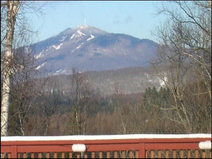 Winter view of mountain
